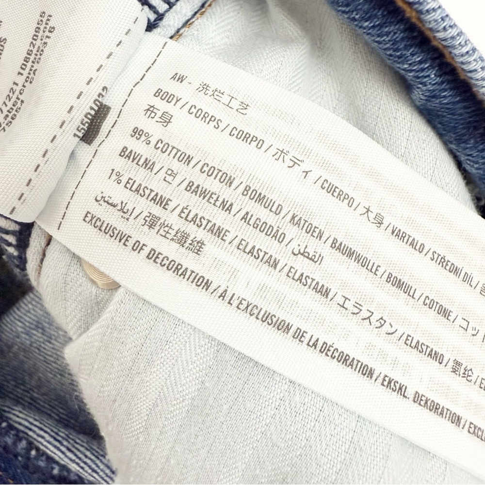 Abercrombie & Fitch The Vintage Flare High Rise Medium Dark Wash - Picture 13 of 13